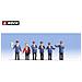 Ferrovieri Tedeschi 6 personaggi HO - Foto miniatura 1
