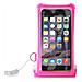 Cust Impermeabile Smartphones+vano Carta Up To 5.1'' Fucsia+tracolla Bianco - Foto miniatura 1