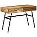 Scrivania Con Cassetti In Legno Massello Di Mango 110x50x76 Cm - Foto miniatura 1