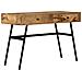Scrivania Con Cassetti In Legno Massello Di Mango 110x50x76 Cm - Foto miniatura 9