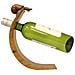 Porta Bottiglie In Legno Suar Wood Indonesiano Intagliato A Mano Lumaca. Ideali Per Esporre E Conservare Bottiglie Di Ottimo Vino, Liquore O, Se Volete, Anche Bottiglie Di Olio D'oliva. - Foto miniatura 1