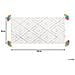 Tappeto Bianco 80 X 150 Cm Shaggy Kartal - Foto miniatura 2