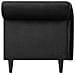 Chaise Longue In Velluto Nero Versione Destra Luiro - Foto miniatura 14