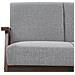 Divano A 2 Posti In Tessuto Grigio Asnes - Foto miniatura 11