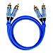 BEAT! INTERLINK Blue 0.5m 0.5m 2 x RCA Blu cavo audio - Foto miniatura 1