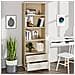 Credenza Marrone Miele 60x35x180 Cm In Legno Massello Di Pino - Foto miniatura 3