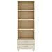 Credenza Marrone Miele 60x35x180 Cm In Legno Massello Di Pino - Foto miniatura 7