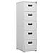 Armadio Classificatore Grigio Chiaro 46x62x164 Cm In Acciaio - Foto miniatura 1