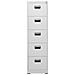 Armadio Classificatore Grigio Chiaro 46x62x164 Cm In Acciaio - Foto miniatura 2