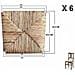 Ricambio Sedile Per Sedia In Paglia Arte Povera Di Riso Per 6 - Foto miniatura 1