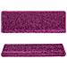 Tappetini per Scale 10 pz 65x21x4 cm Viola - Foto miniatura 4