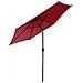 Hapuna Ombrellone Rotondo Diritto Diametro 2,70m Rosso - Foto miniatura 2