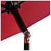 Hapuna Ombrellone Rotondo Diritto Diametro 2,70m Rosso - Foto miniatura 12