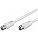 9/18 W cavo coassiale 2 m IEC 9.5mm Bianco - Foto miniatura 1