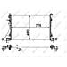 Radiatore Renault Master 2.3 Cdti 02-2010> 58482 - Foto miniatura 1