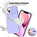 Custodia Tpu Silicone Cover Case Per Xiaomi Redmi Note 9 Lilla - Foto miniatura 4