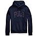 Felpa Ralph Lauren Uomo Navy Con Cappuccio In 100% Cotone Felpa Con Logo Tg Xxl - Foto miniatura 1