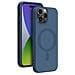 Cover Per Iphone 14 Pro Max In Silicone Compatibile Con Magsafe, Blu - Foto miniatura 1