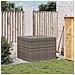 Contenitore Da Giardino Grigio 291l In Polyrattan - Foto miniatura 3
