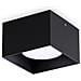 Plafoniera Contemporanea Spike Alluminio Nero 1 Luce Gx53 15w 3000k Ip20 - Foto miniatura 1