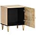 Comodini 2pz 40x33x46 Cm In Legno Massello Di Mango - Foto miniatura 3