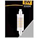 Lampadina Led Luce Calda Attacco R7s 8 Watt Lampada Ricambio Per Faro 3000k - Foto miniatura 1