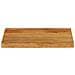 Piano Tavolo Bordi Vivi 50x20x2,5 Cm In Legno Massello Di Mango - Foto miniatura 3