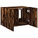 Mobile TV a Parete con Luci LED Rovere Fumo 60x35x41 cm - Foto miniatura 4