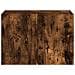 Mobile TV a Parete con Luci LED Rovere Fumo 60x35x41 cm - Foto miniatura 6