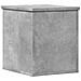 Contenitore Portaoggetti Grigio Cemento 30x35x35cm Truciolato - Foto miniatura 2