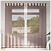 Tende In Voile Con Linguetta 2 Pz Marrone - Foto miniatura 3