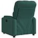Poltrona Reclinabile In Tessuto Verde Scuro - Foto miniatura 2