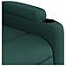 Poltrona Reclinabile In Tessuto Verde Scuro - Foto miniatura 4