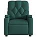 Poltrona Reclinabile In Tessuto Verde Scuro - Foto miniatura 8