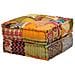 Lusso Casadino -  Pouf Modulare A 2 Posti In Tessuto Patchwork - Foto miniatura 4
