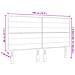 Testiera Design Lines Grigio Scuro 180 cm Tessuto - Foto miniatura 8