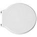 Copriwater Compatibile Per Wc Galvit Vaso Casmona Bianco Forma 2 - Foto miniatura 1