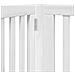 Cancello Cani Porta Pieghevole Bianco 10 Pannelli 800 cm Pioppo - Foto miniatura 8