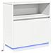 Credenza con LED Bianco 71 x 34.5 x 75 cm Legno multistrato - Foto miniatura 1