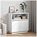 Credenza con LED Bianco 71 x 34.5 x 75 cm Legno multistrato - Foto miniatura 2