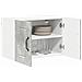 Armadi a pareti per cucina 2 pcs Grigio cemento 60 x 31 x 40 cm - Foto miniatura 3