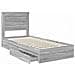 Letto con Contenitore con testiera Grigio Sonoma 90 x 190 cm - Foto miniatura 5