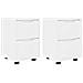 Comodini 2 pcs Bianco 30,5 x 30 x 43 cm Legno multistrato - Foto miniatura 1