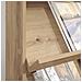 Scaffale per riviste Rovere artigianale 70 x 41 x 96 cm - Foto miniatura 4