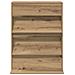 Scaffale per riviste Rovere artigianale 70 x 41 x 96 cm - Foto miniatura 5