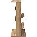 Scaffale per riviste Rovere artigianale 70 x 41 x 96 cm - Foto miniatura 6