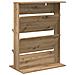 Scaffale per riviste Rovere artigianale 70 x 41 x 96 cm - Foto miniatura 7