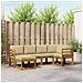 Set di divani con cuscino 6 pcs Naturale e Beige - Foto miniatura 2