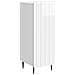 Credenza Bianco Lucido 34,5 x 33 x 92 cm Legno ingegnerizzato - Foto miniatura 1