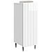 Credenza Bianco Lucido 34,5 x 33 x 92 cm Legno ingegnerizzato - Foto miniatura 2